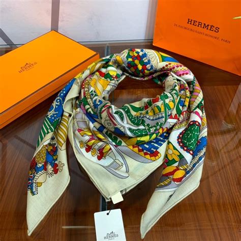 hermes authentic scarf tags|knockoff hermes scarves.